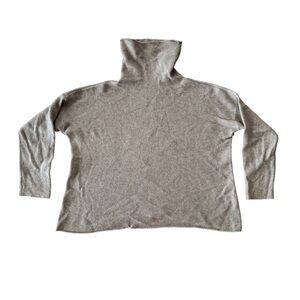 Biancalancia Cashmere Sweater Turtleneck Roll Hem IT 44 US Medium